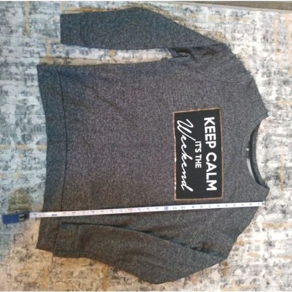 3 for $25! ATMOSPHERE KEEP CALM SWEATSHIRT! SIZE S - Picture 6 of 7